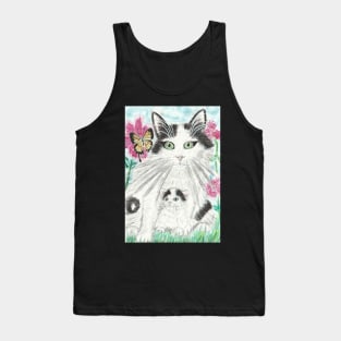 Mother and baby cat Tank Top